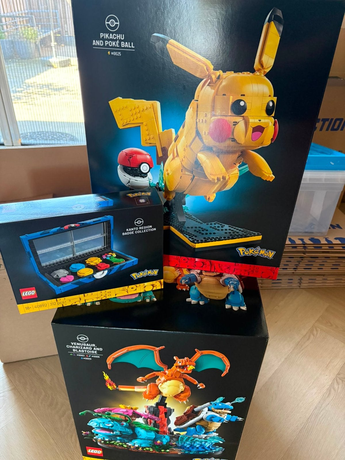 LEGO Pokémon Collectie: Pikachu, Charizard, Blastoise, Venus, Ophalen of Verzenden, Nieuw, Overige merken