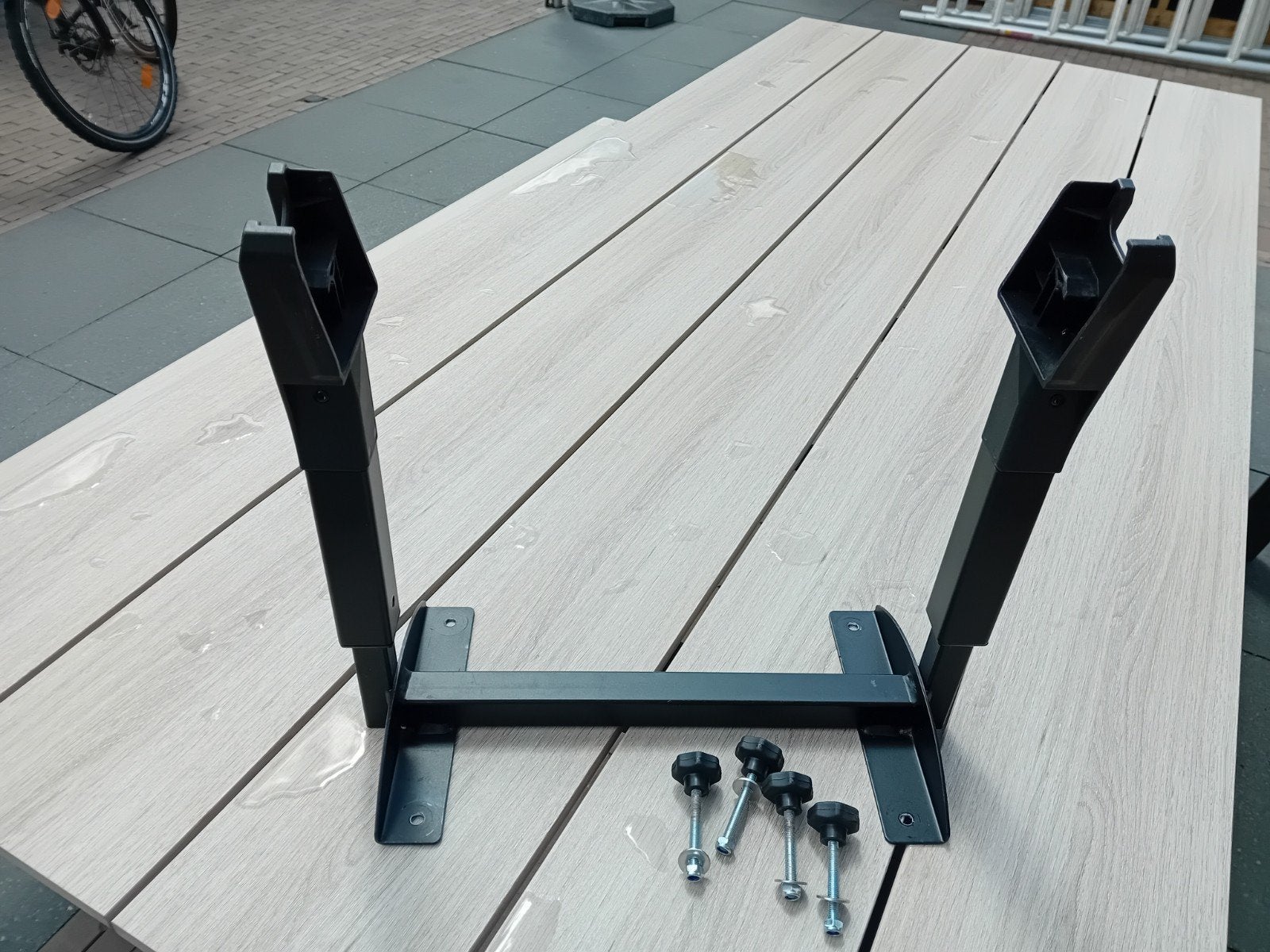 Steco maxi cosi houder/drager, Ophalen