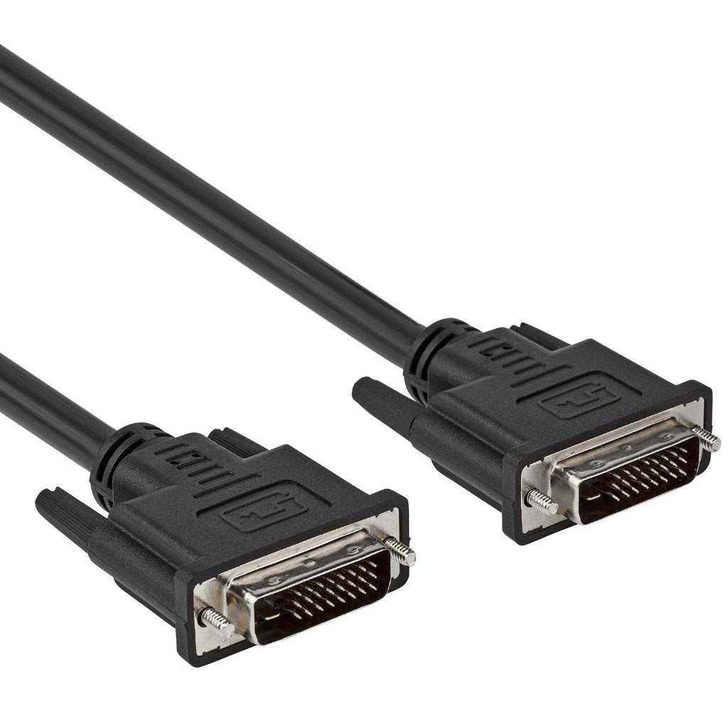 DVI-D naar DVI-D-kabel Dual Link – 0,5 meter, Audio, Tv en Foto, Audiokabels en Televisiekabels, Ophalen of Verzenden, Gebruikt