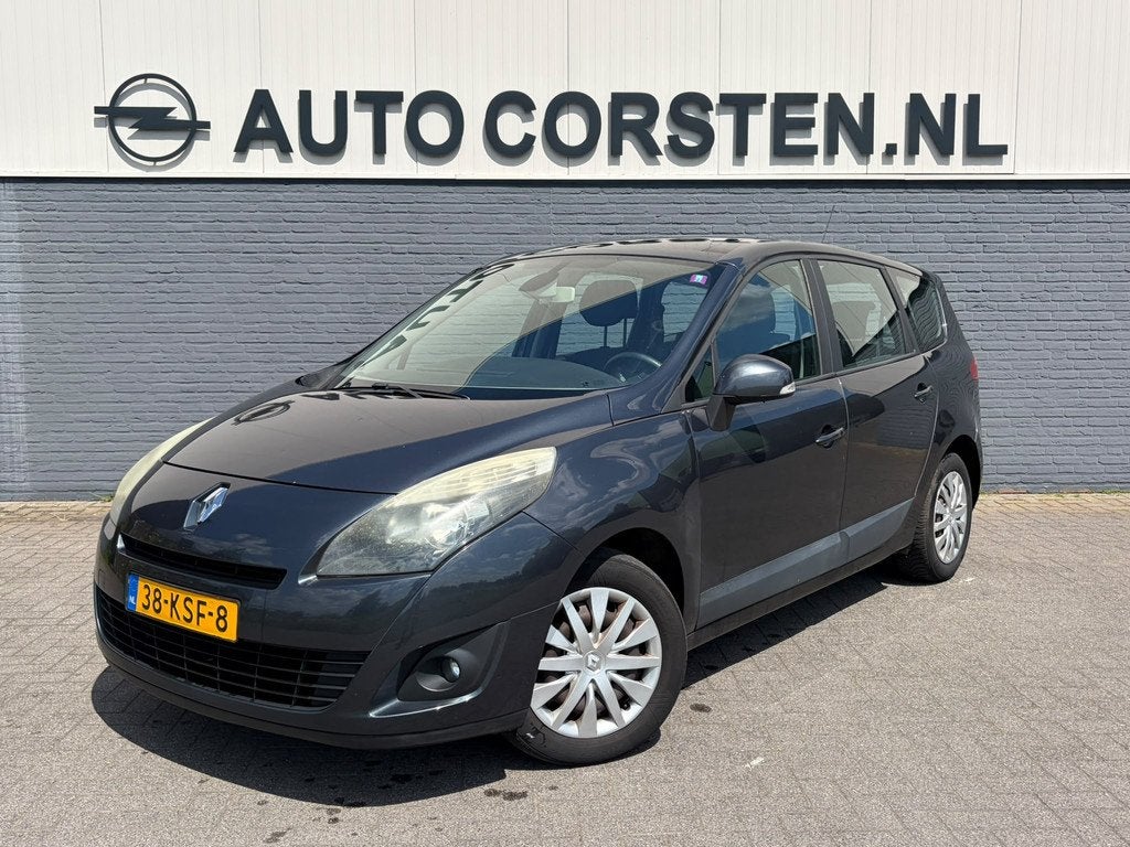 Renault Grand Scénic 1.6 Ecc Cruise control Trekhaak Naviga, Auto's, Stof, Zwart, 4 cilinders, 1382 kg