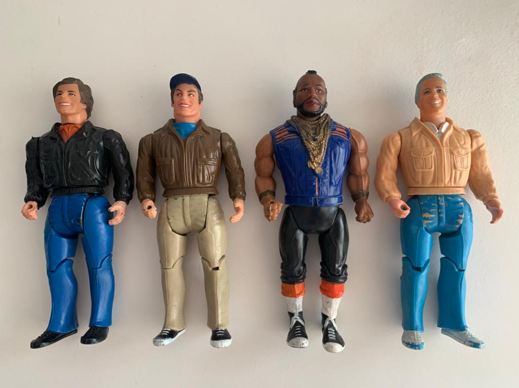 The A-team actiefiguren - Galoob - 1983 - Ateam, Ophalen of Verzenden, Gebruikt