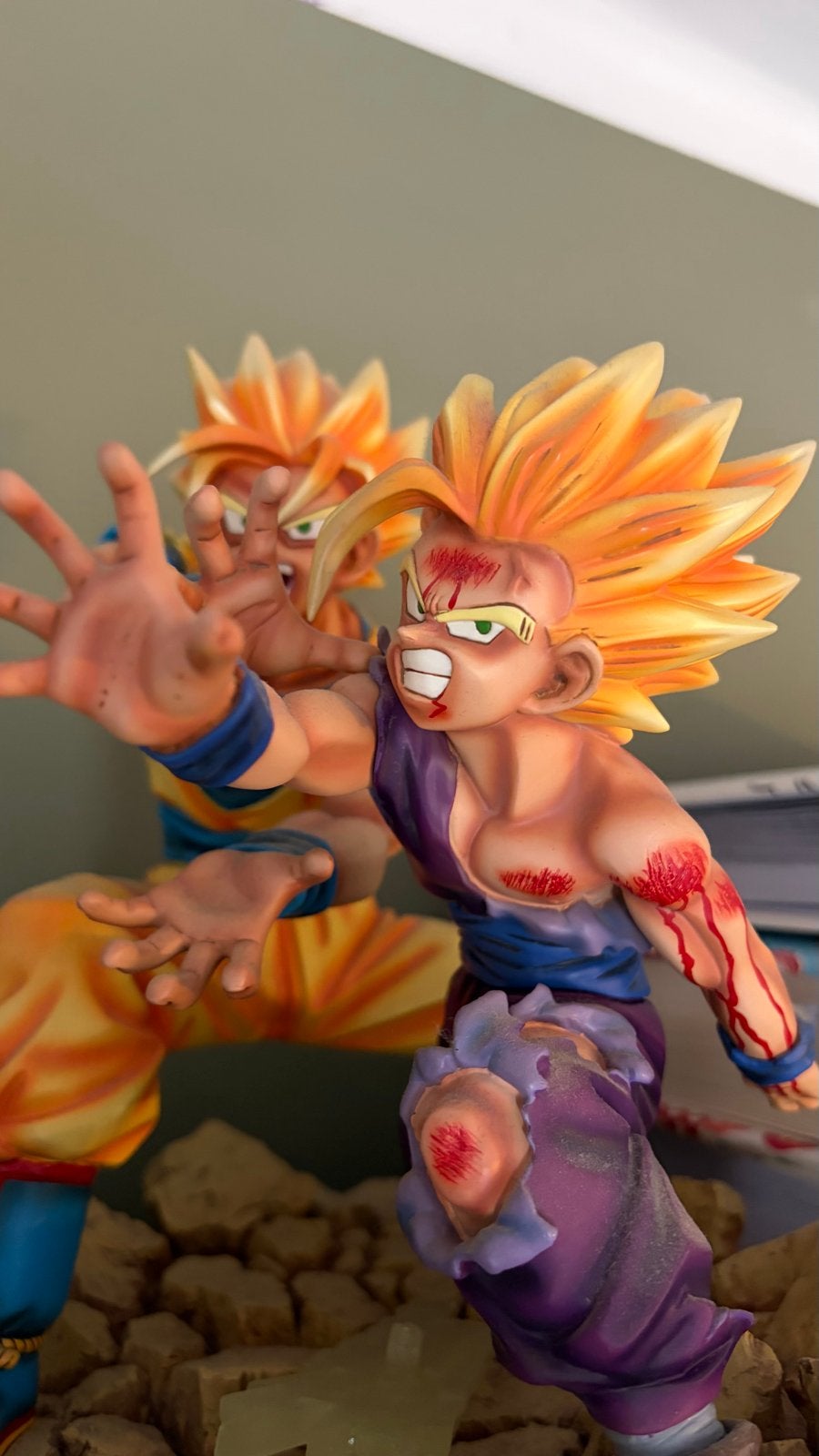Dragon Ball Z Resin Statue – Father Son Kamehameha, Ophalen, Zo goed als nieuw