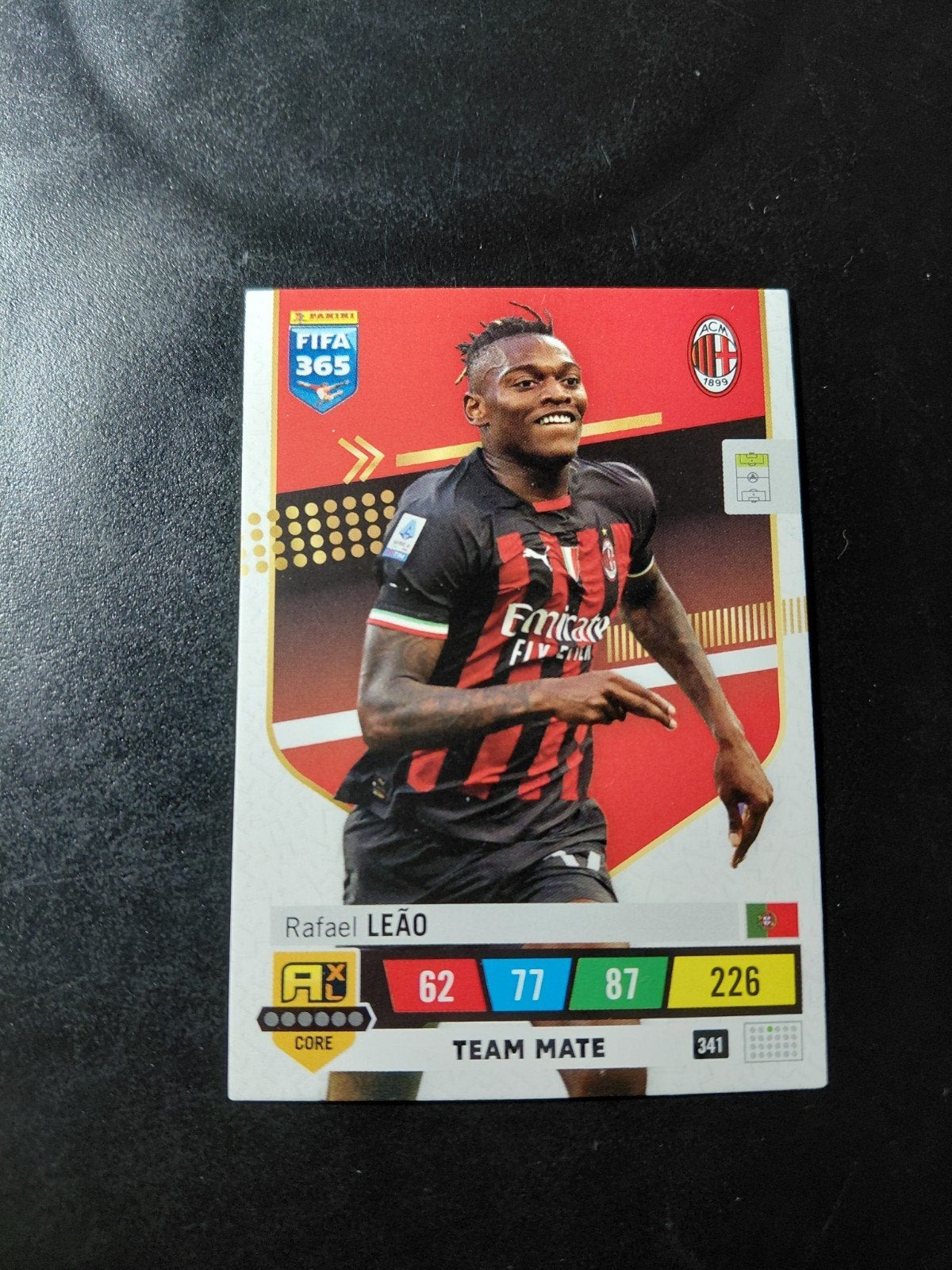 Rafael leao (ac milan) panini, Verzamelen, Sportartikelen en Voetbal, Ophalen of Verzenden, Nieuw, Buitenlandse clubs, Poster, Plaatje of Sticker