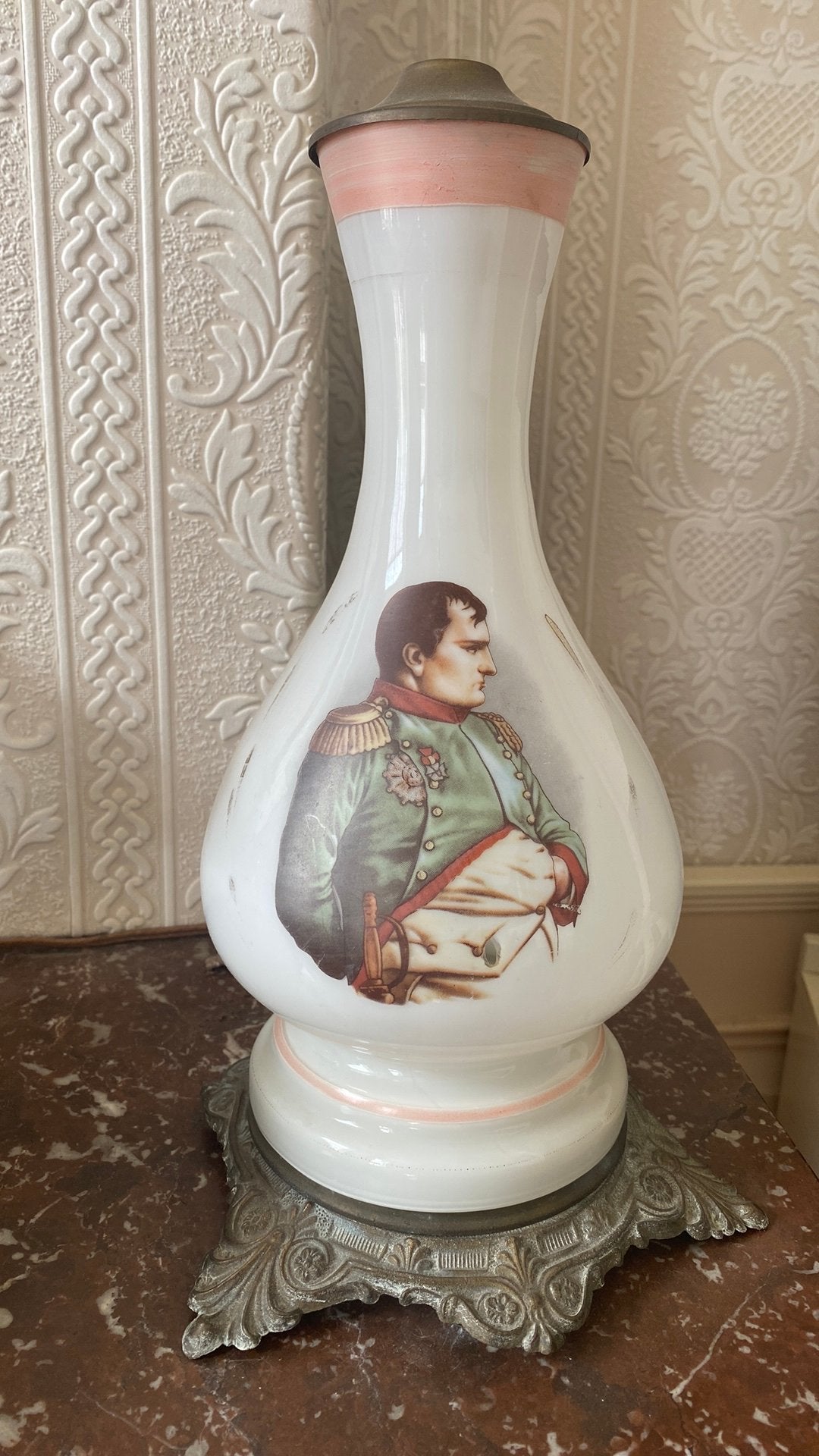 Glazen object met afbeelding Napoleon Bonaparte, Antiek en Kunst, Ophalen of Verzenden