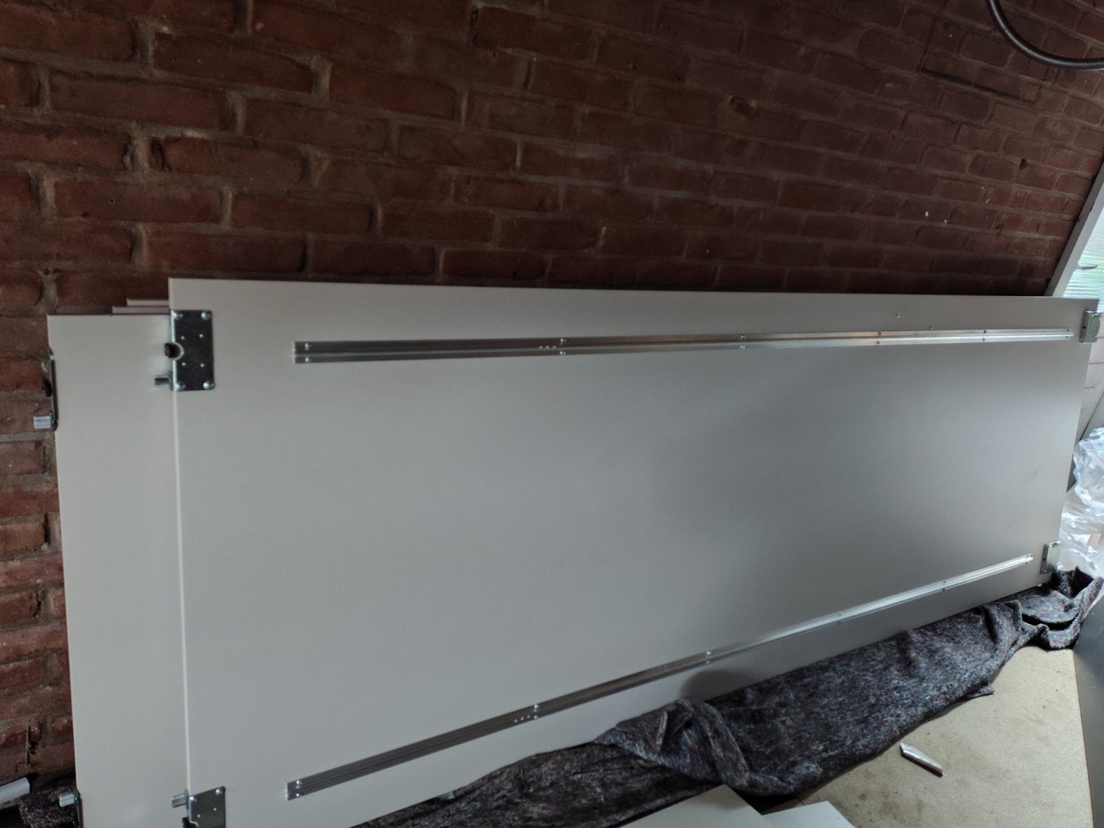 Schuifdeuren kledingkast 261x84cm incl. montage!, Huis en Inrichting, Ophalen, 200 cm of meer, 50 tot 100 cm, Zo goed als nieuw