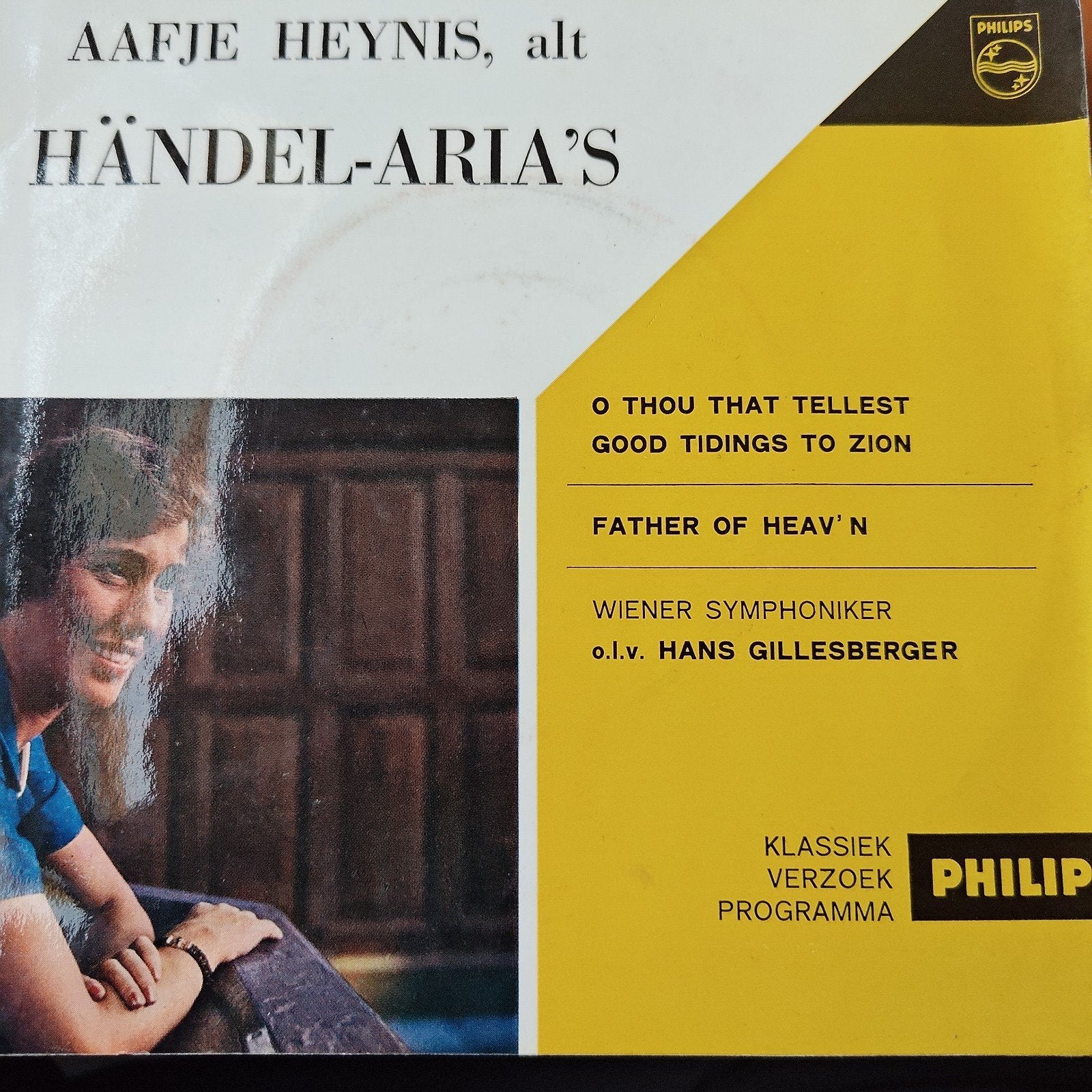 Aafje Heynis, alt - Händel-Aria's (Philips Klassiek), Ophalen of Verzenden, Gebruikt, 7 inch