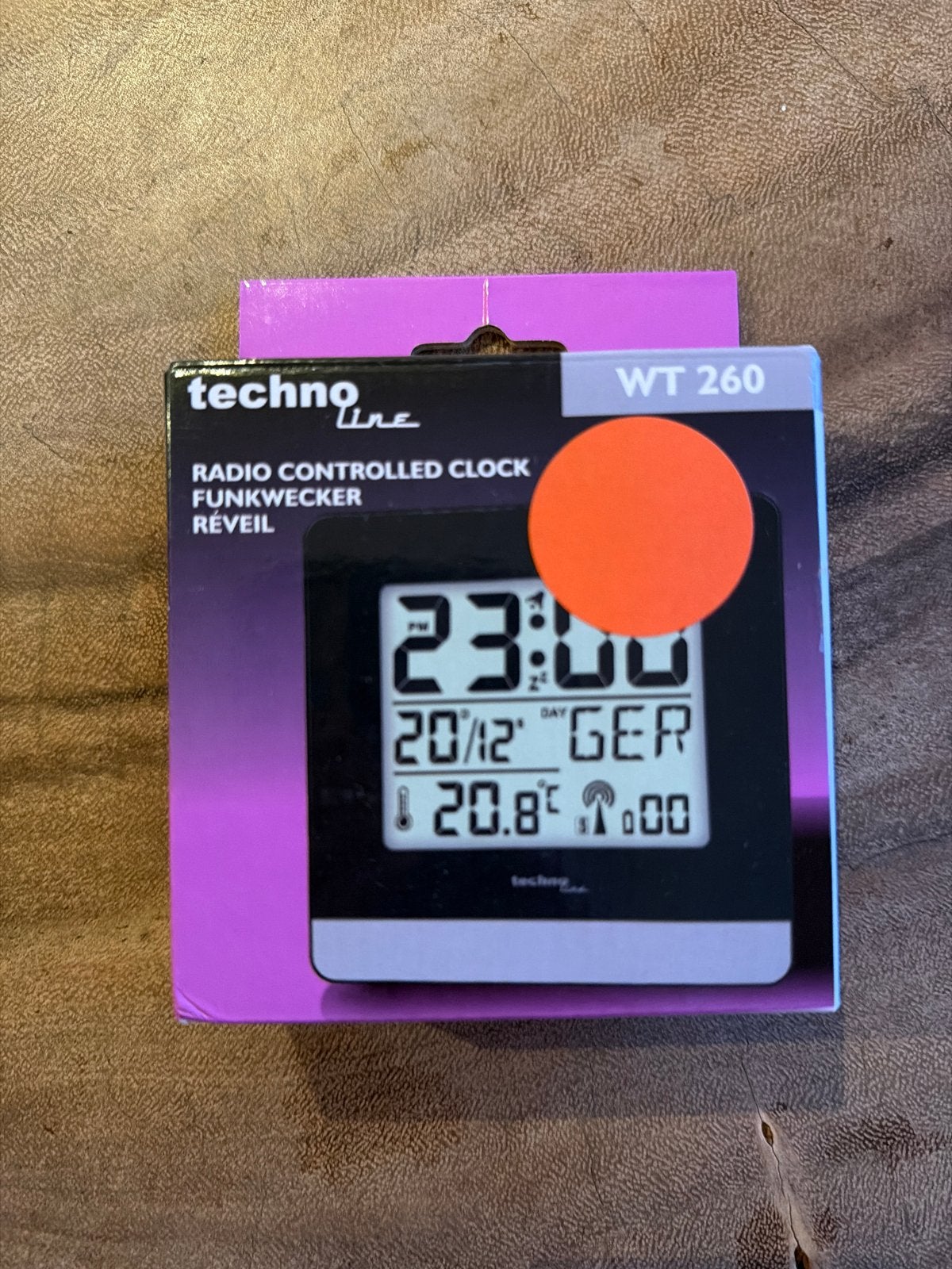 Techno Line WT 260 Radio Controlled Klok/Wekker, Ophalen of Verzenden, Nieuw