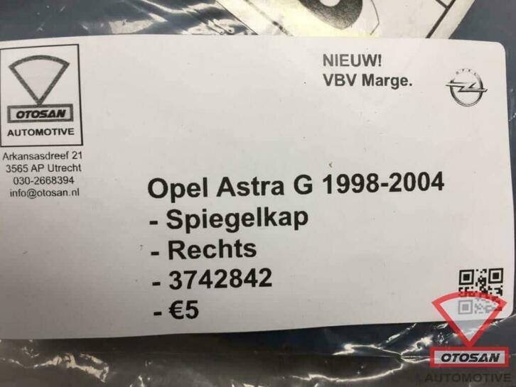opel astra g 2004 spiegelkap spiegel kap rechts nieuw! 37428, Ophalen of Verzenden, Kontakt@opel-infoservice.de, Opel, Bahnhofsplatz 1
65423  Russelsheim am Main, DE