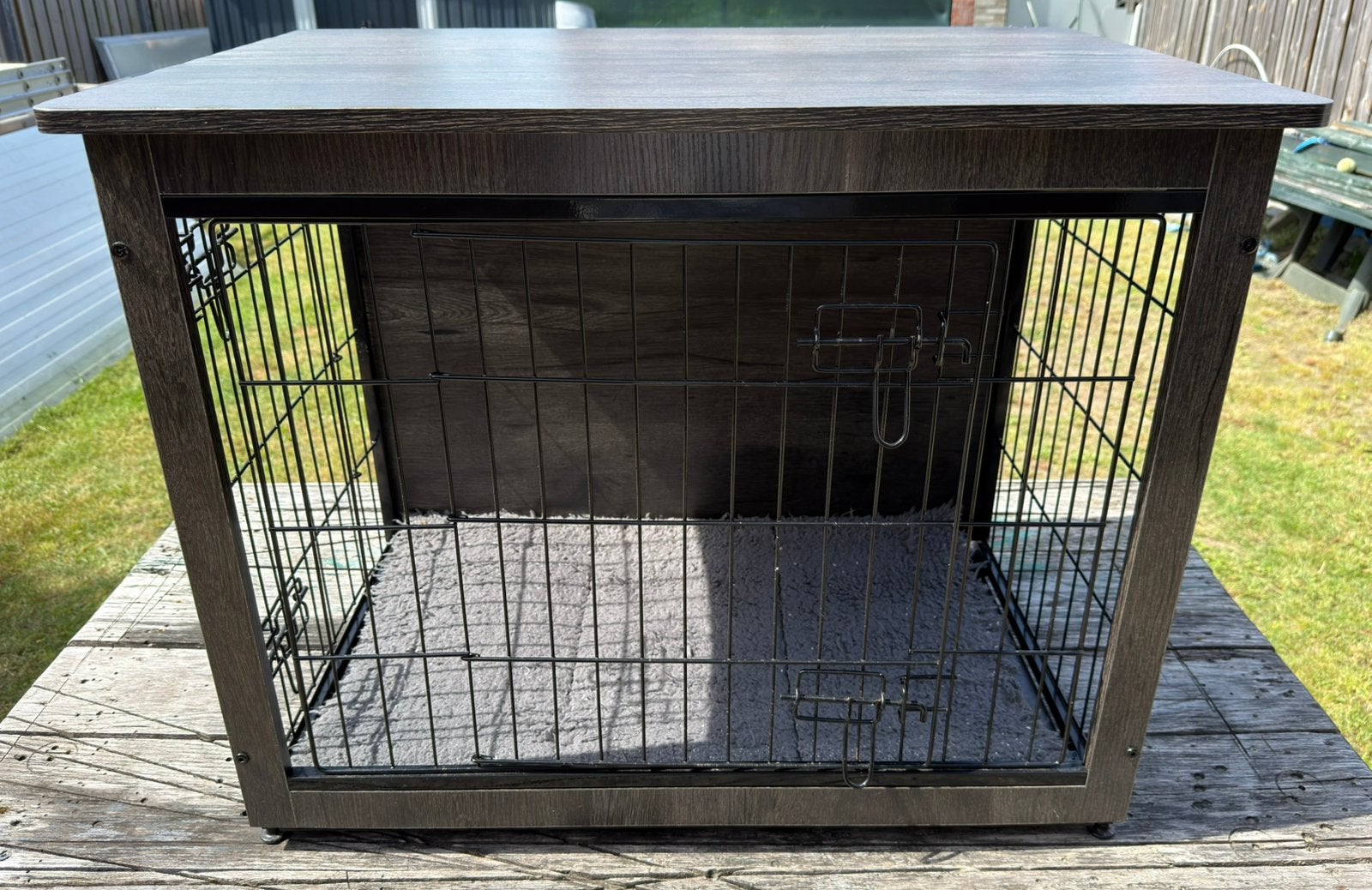 Luxe Hondenbench Meubel (Houtlook) – 82,5 x 55,5 x 65,5 cm, Dieren en Toebehoren, Ophalen, Zo goed als nieuw