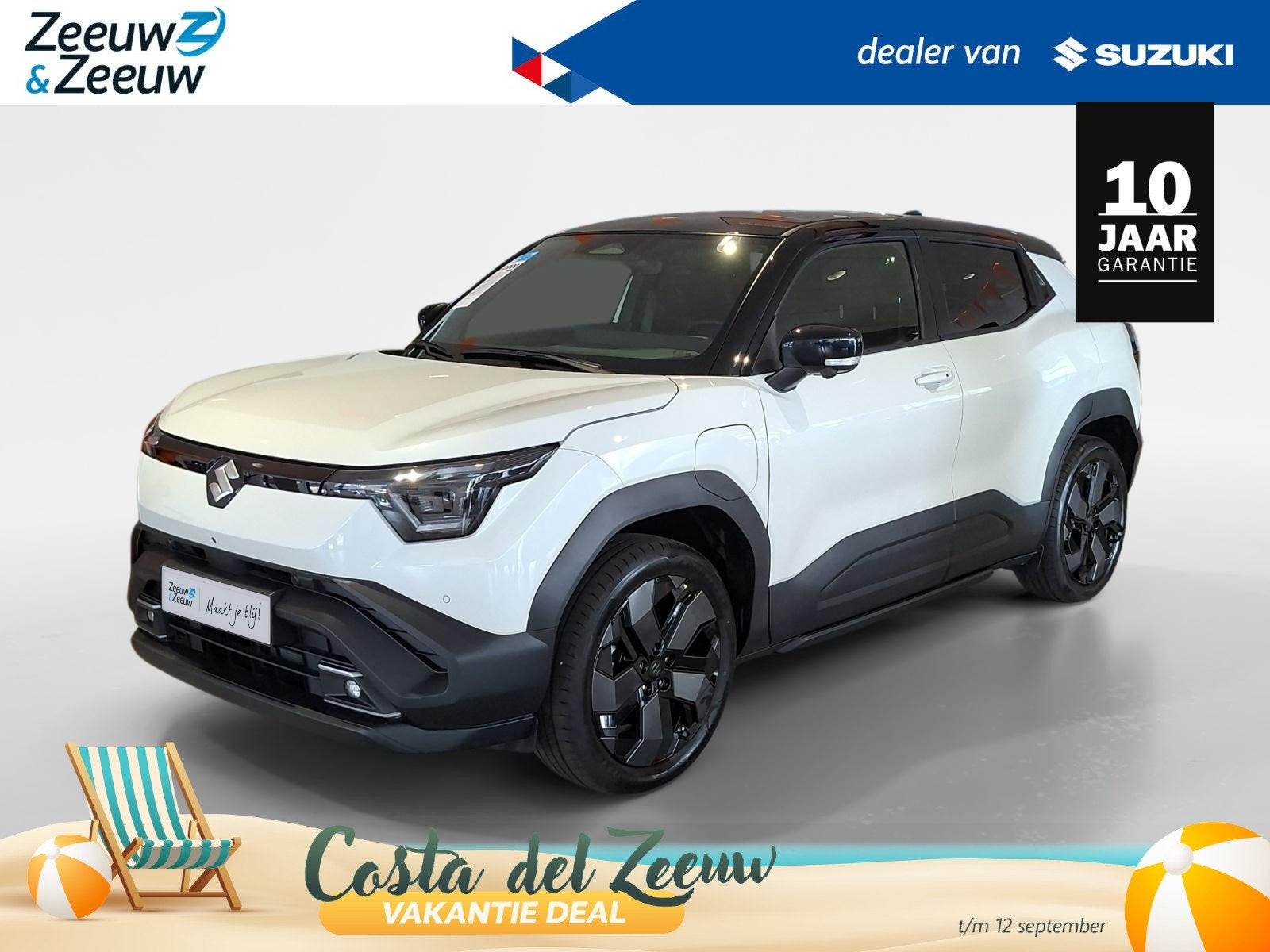 Suzuki e VITARA Style 61 kWh | €2.000.- inruil premie | Di, Auto's, 750 kg, Leder en Stof, Wit, 360 min