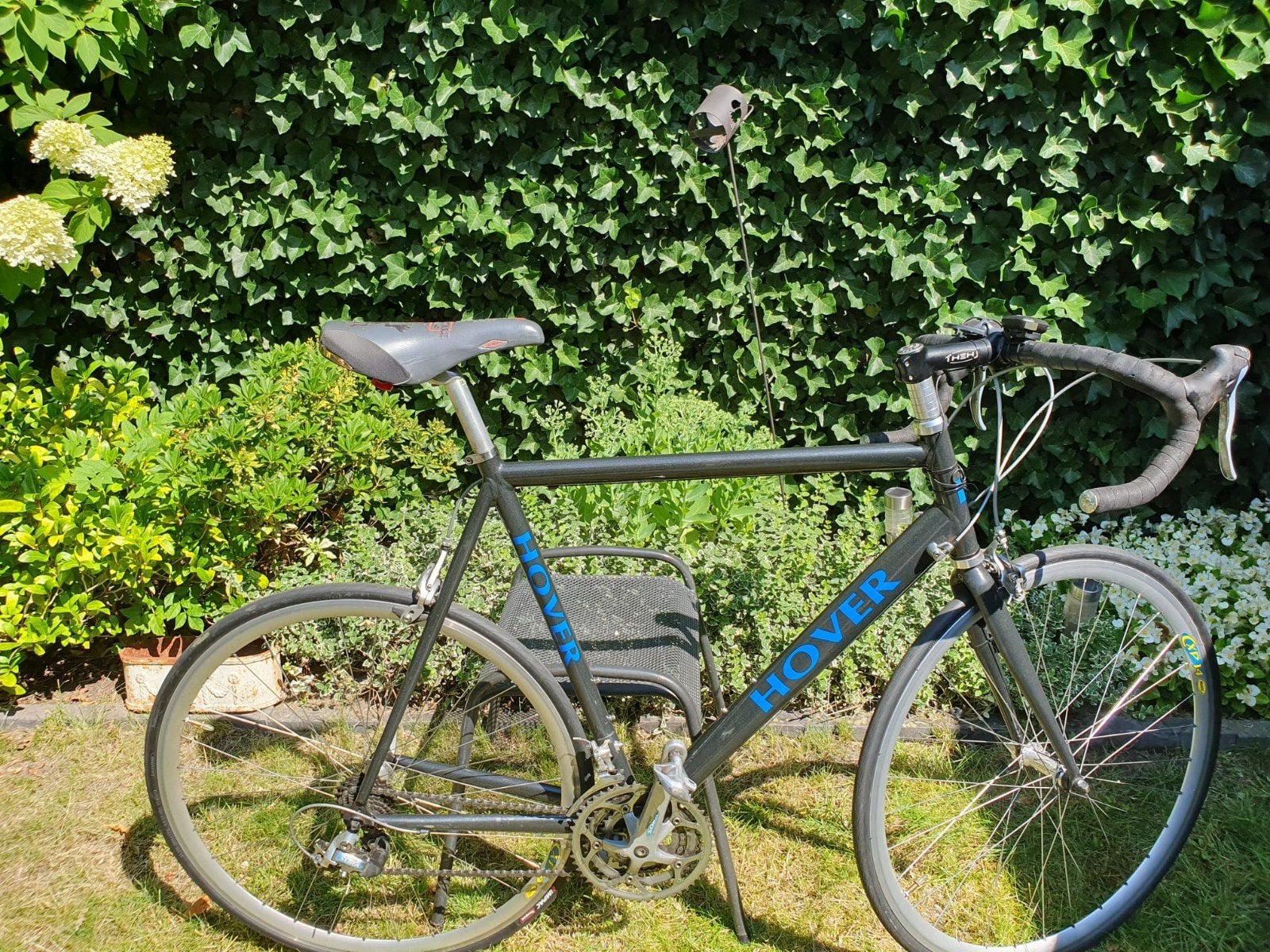 GOED UITZIENDE op maat gemaakte (2 mtr) wielrenfiets, Gebruikt, Velgrem, Overige maten, 61 tot 65 cm