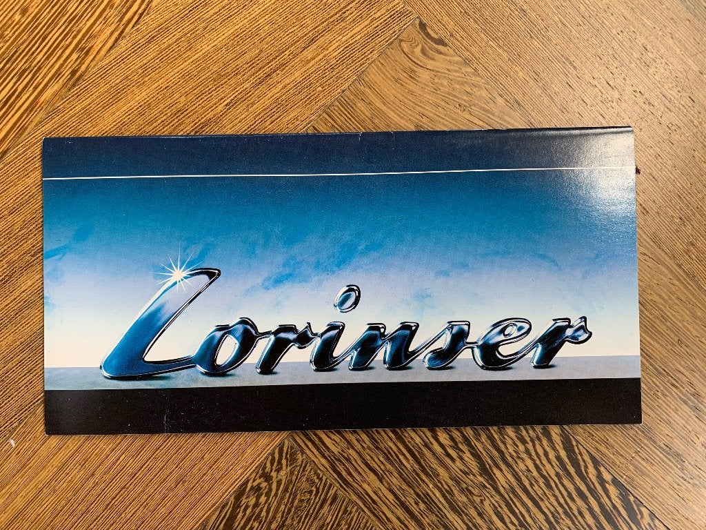 Programmafolder Mercedes-Benz Lorinser 1993 nieuw!, Lorinser, Nieuw, Mercedes, Ophalen of Verzenden