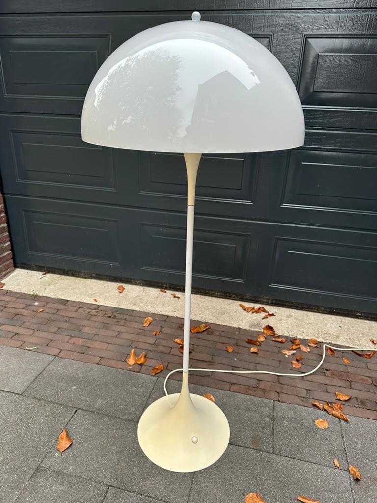 Panthella mushroom lamp, Ophalen, Gebruikt, 100 tot 150 cm, Gijpsvintage