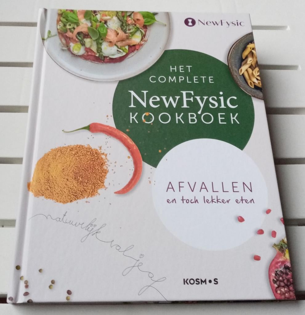 HET COMPLETE NEWFYSIC KOOKBOEK. Afvallen en toch lekker eten, Gelezen, Dieet en Voeding, Ophalen of Verzenden, NewFysic