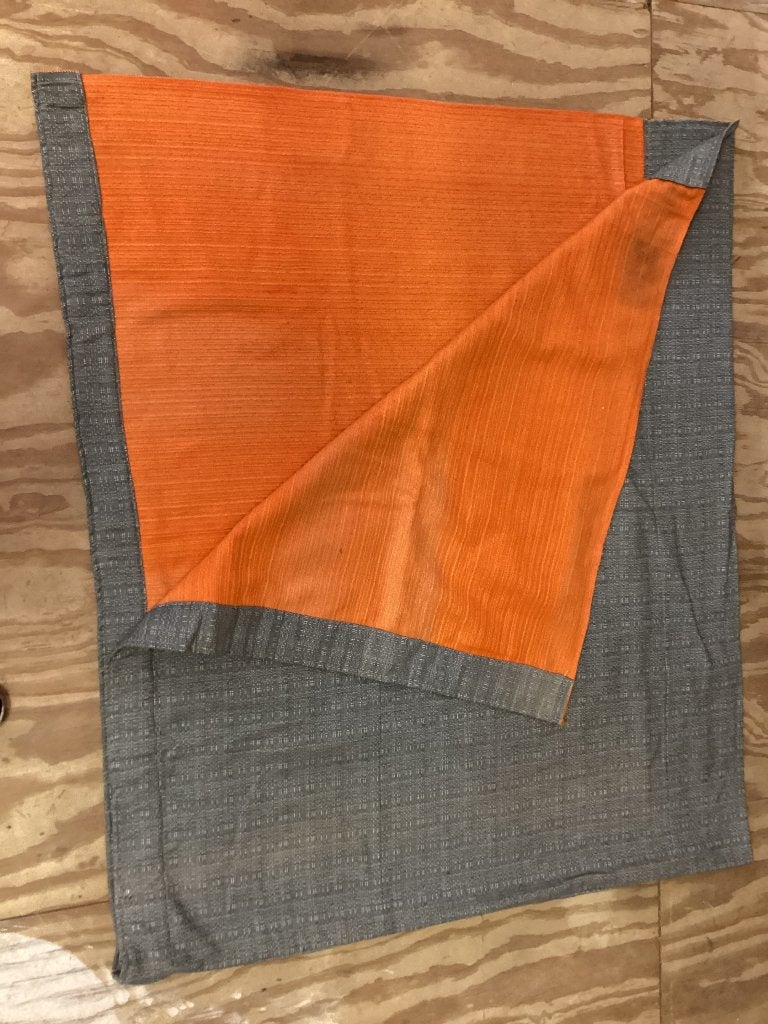 Gordijnstof vintage, Overige materialen, Gebruikt, Bruin, 120 cm of meer