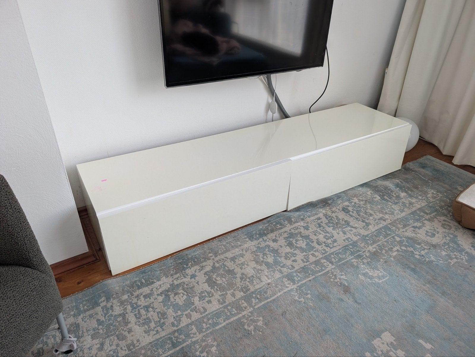 TV-meubel / Dressoir - Crème wit, Huis en Inrichting, Kasten | Televisiemeubels, Overige materialen, Gebruikt, 150 tot 200 cm