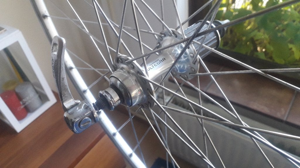 Achterwiel racefiets, Gebruikt, Shimano, Racefiets, Ophalen