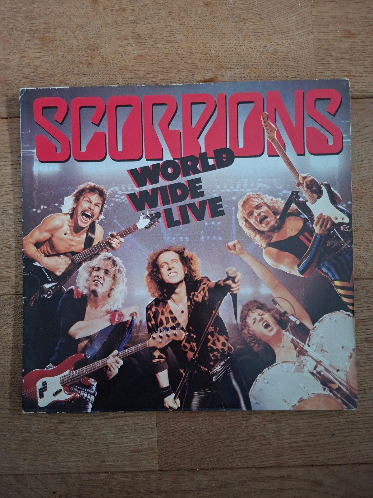 Scorpions - World Wide Live dubbel LP, Cd's en Dvd's, Cd's | Rock, Ophalen of Verzenden, Gebruikt, Overige genres