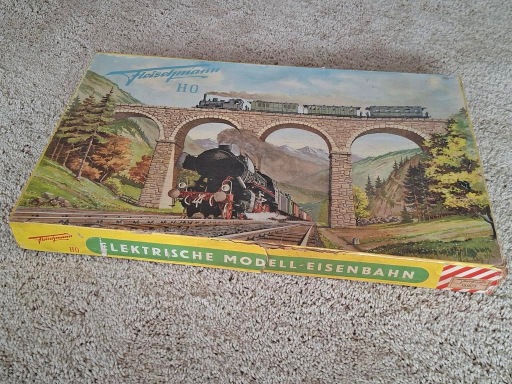 Vintage Fleischmann HO Elektrische Modelleisenbahn, Ophalen of Verzenden, Gebruikt, Gelijkstroom, Fleischmann