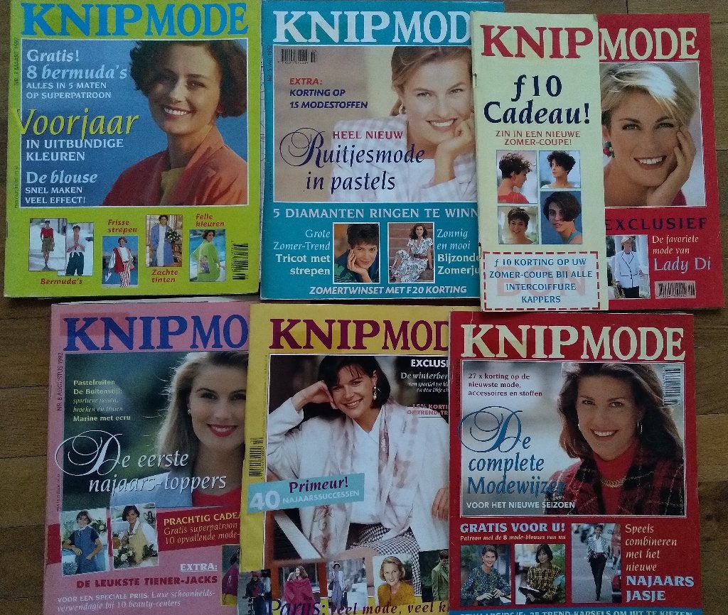 magazine knipmode kleding maken ontwerpen naaien, Hobby en Vrije tijd, Kledingpatronen, Ophalen of Verzenden, Zo goed als nieuw