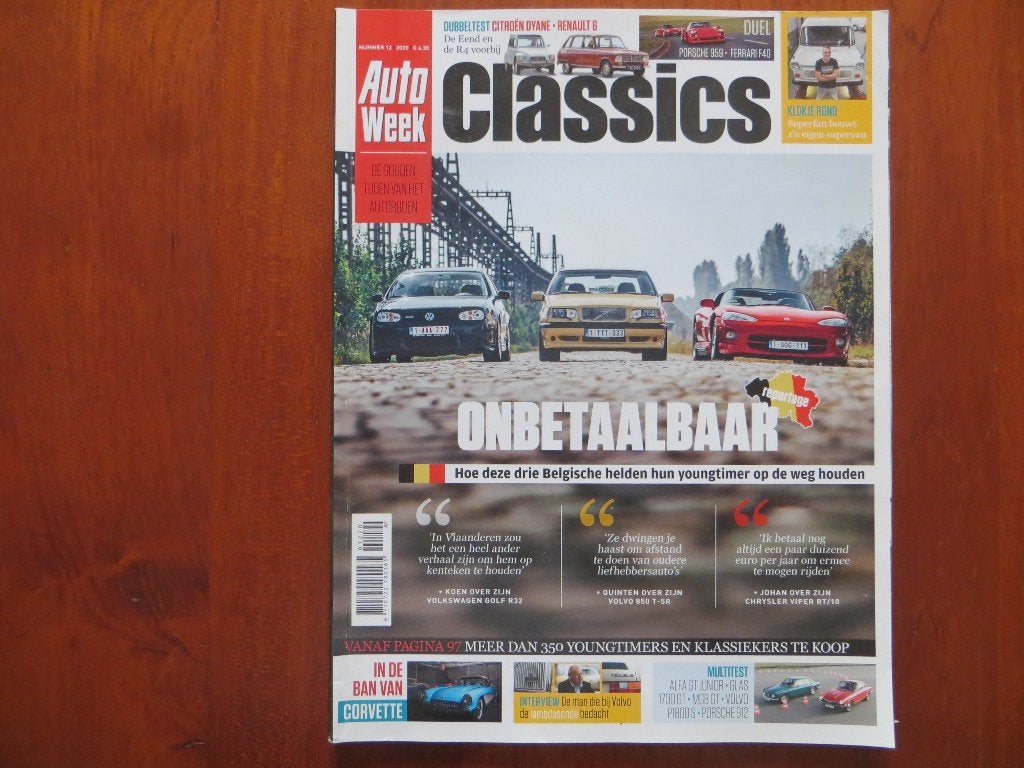 Autoweek Classics 12 2020 Citroën Dyane, Renault 6, Falcon, Ophalen of Verzenden, Nieuw, Citroën