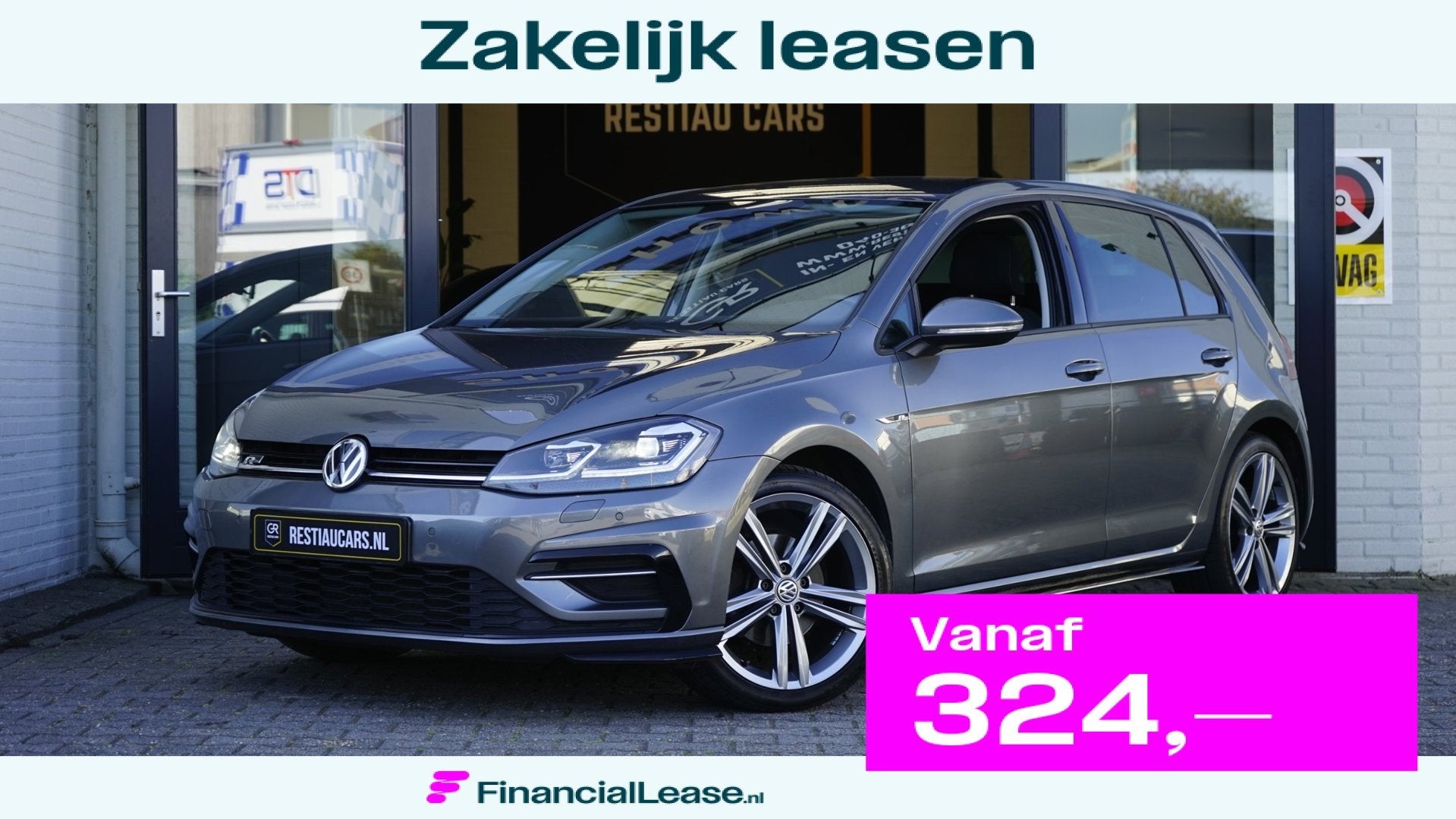 Volkswagen Golf 7.5 1.5 TSI R-Line ACC|ALCANTARA|CLIMA|DYNAU, 4 cilinders, 150 pk, Alcantara, Bedrijf