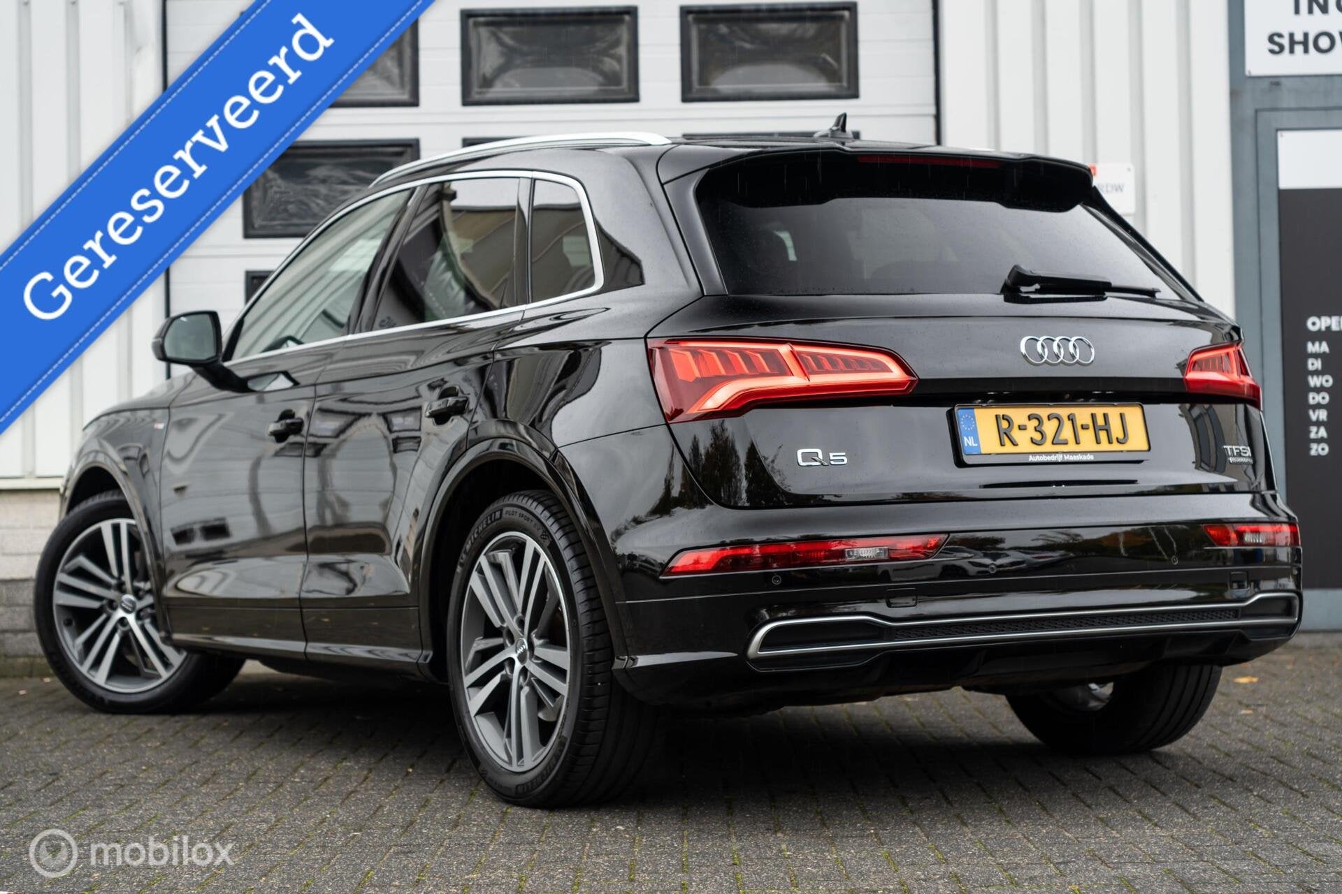Audi Q5 2.0 TFSI 252PK Quattro 3X S-Line PANO HUD B&O CAMERA, Auto's, Automaat, 15 km/l, Gebruikt, Euro 6