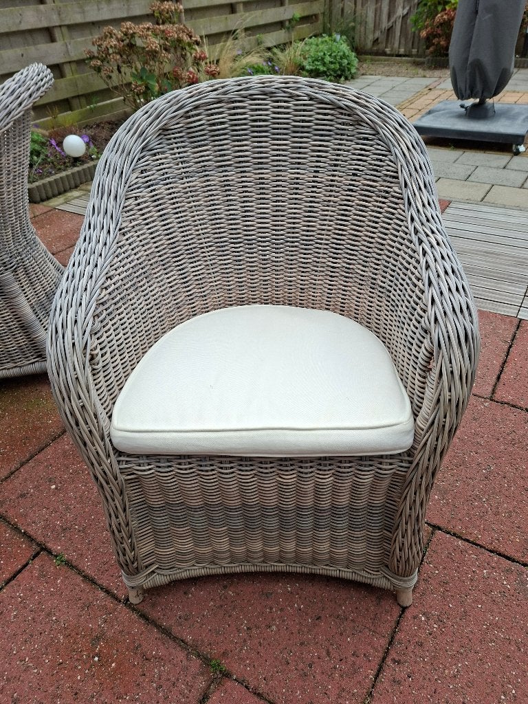 Applebee tuinstoelen (4 stuks), Ophalen of Verzenden, Gebruikt, Wicker