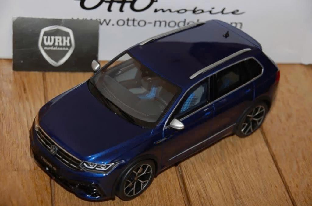 1:18 VOLKSWAGEN TIGUAN R blue Otto mobile OT423 in doos WRH, Verzenden, Zo goed als nieuw, Auto, OttOMobile