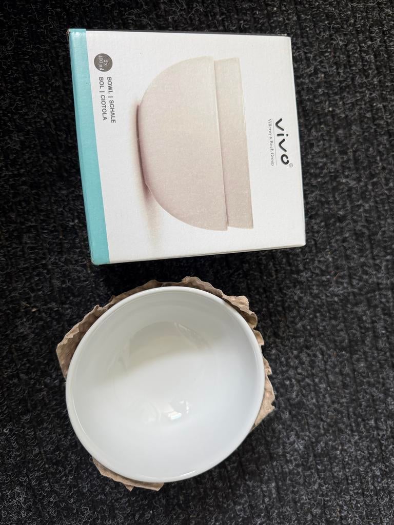 6x Vivo Villeroy & Boch Group schaaltjes 100 ml, Porselein of Keramiek, Schaal, Rond, Nieuw