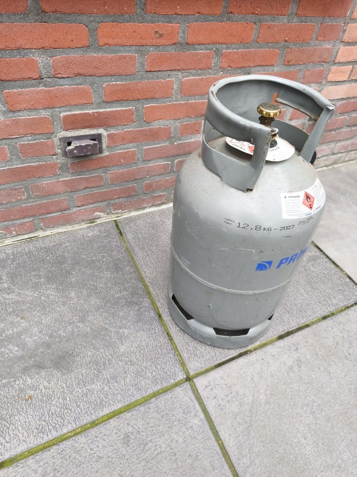 Gasfles primagas, Ophalen, Zo goed als nieuw