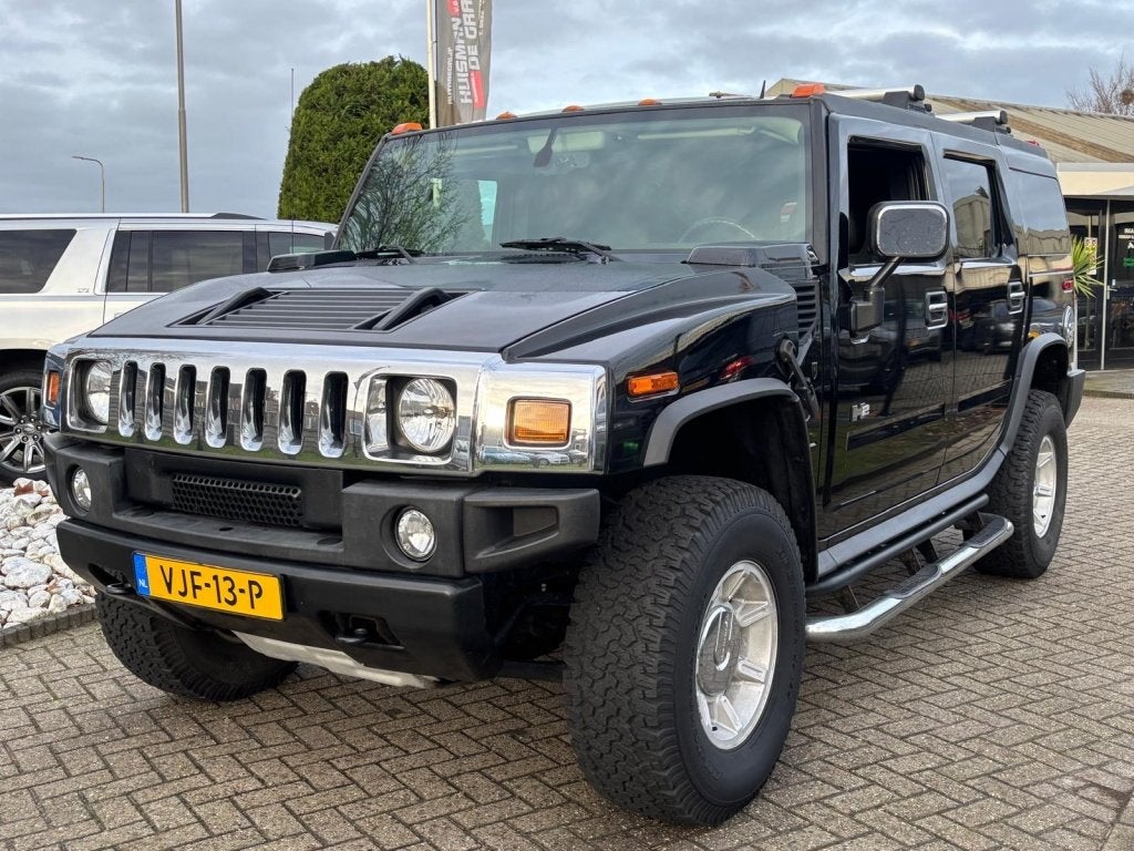 Hummer H2 6.0 V8 2006 55.000 KM TOPCONDITIE Youngtimer, Auto's, Automaat, Gebruikt, 319 pk, Zwart