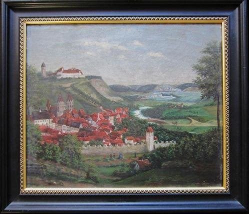 ==panoramisch berglandschap== ca 1820/40, Antiek en Kunst, Ophalen of Verzenden