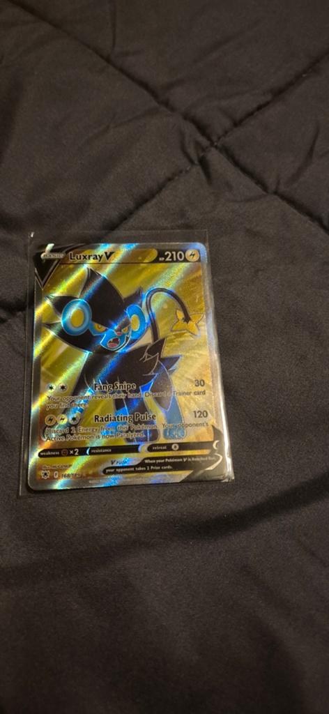 Luxray V Pokémon Kaart - Zo goed als nieuw, Ophalen of Verzenden, Zo goed als nieuw, Losse kaart, Foil