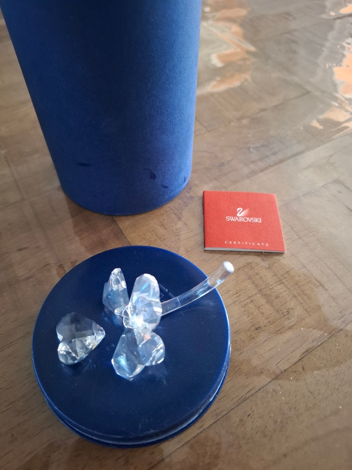 Swarovski klavertje vier - kapot, Ophalen