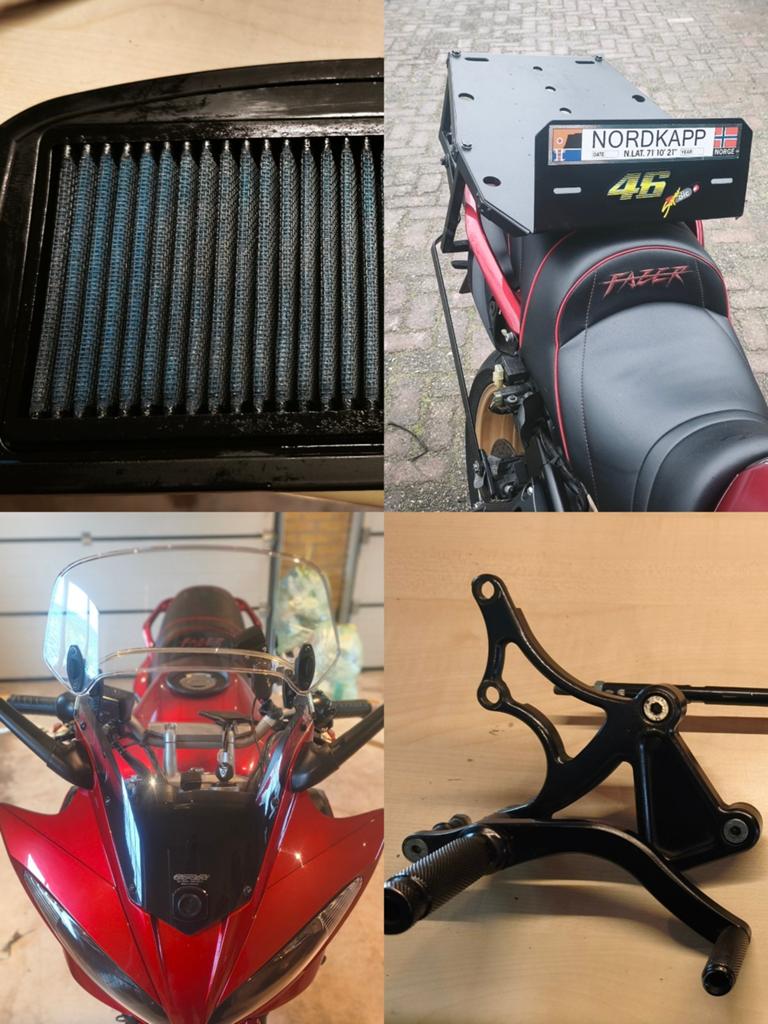 Yamaha FZ6 Fazer Accesoires; MRA Ruit-Bagagerek-luchtfilter, Motoren, Onderdelen | Yamaha, Ophalen of Verzenden