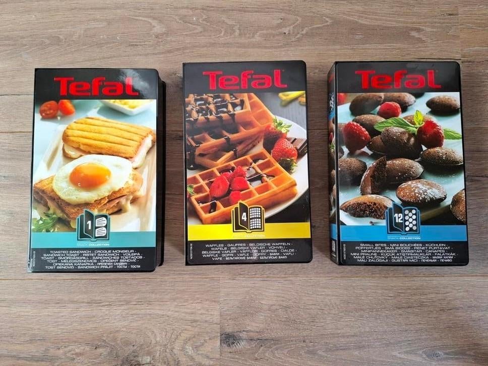 Tefal Snack Collection Platen Set - 3 Varianten nieuw, Ophalen of Verzenden, Uitneembare platen, Nieuw