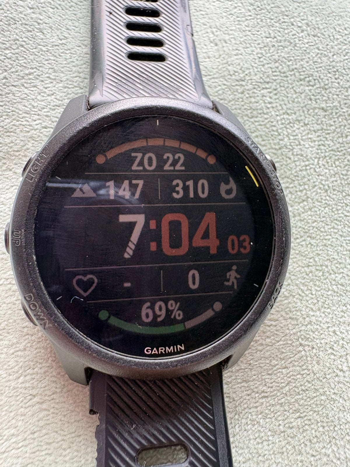 Garmin Forerunner 745 - Veel gebruikt, werkt perfect, Sieraden, Tassen en Uiterlijk, Sporthorloges, Ophalen of Verzenden, Waterdicht