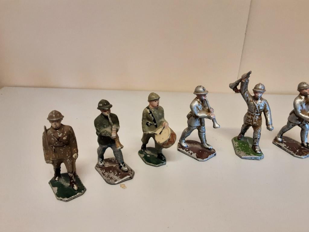 Antiek speelgoed. Militaire Fanfare / Muziek korps, Ophalen of Verzenden