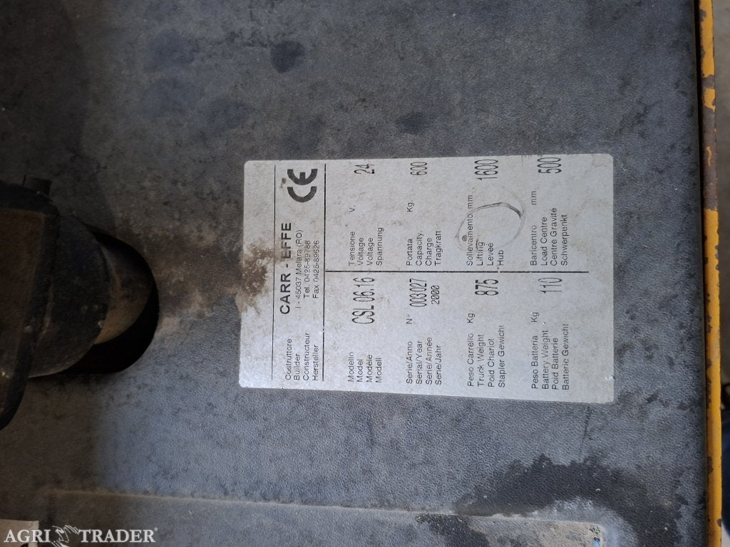 stapelaar / heftruck hefvermogen 600 kg carr effe, Gebruikt, -, Niet opgegeven, Ophalen of Verzenden