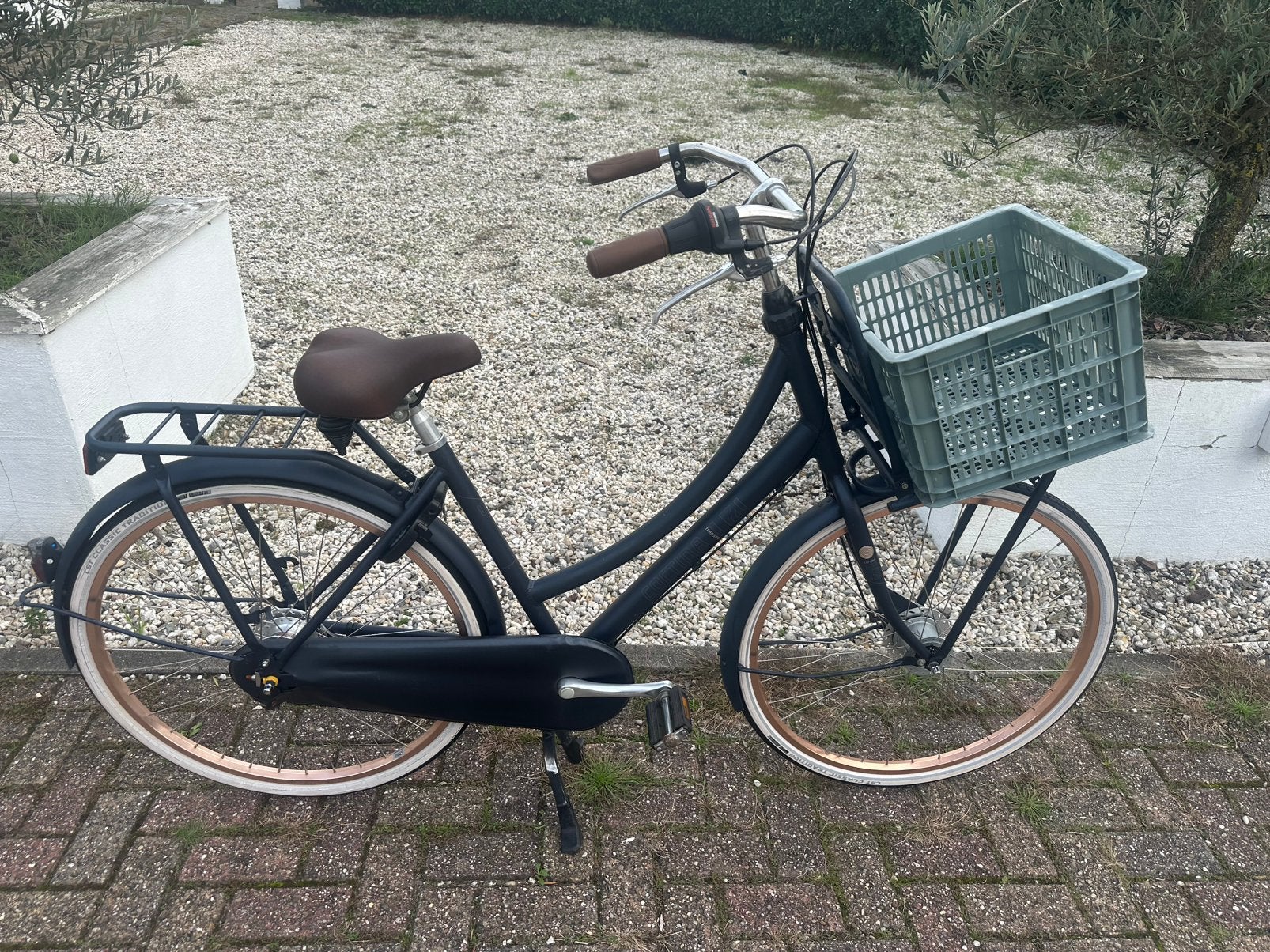 Cortina U4 28inch H50 damesfiets net model, Versnellingen, Zo goed als nieuw, 50 tot 53 cm, Schijfrem