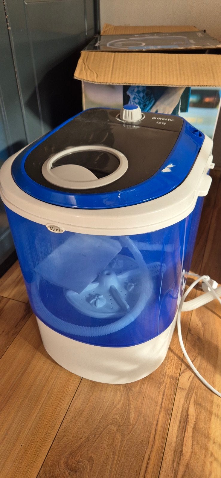 Mestic Camping Wasmachine 2kg - MW-100, Witgoed en Apparatuur, Ophalen, Minder dan 1200 toeren, Minder dan 85 cm, Minder dan 4 kg