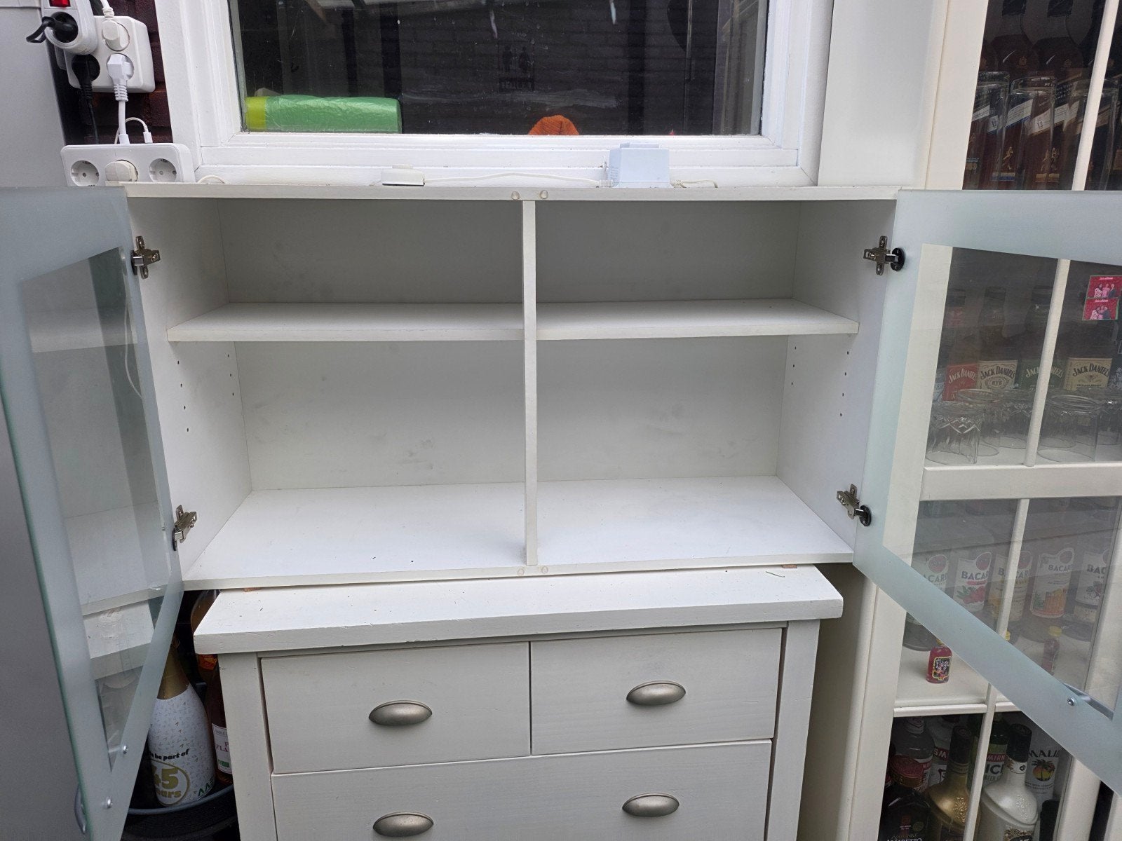 Vitrine kast, Ophalen, Zo goed als nieuw, 25 tot 50 cm