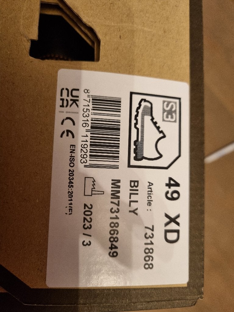 Veiligheids werkschoenen Emma, Ophalen, Nieuw