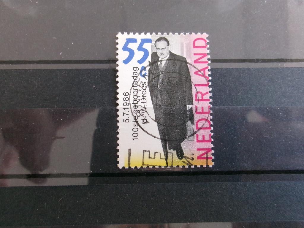 1986 - dr. w. drees (928b), Postzegels en Munten, Postzegels | Nederland, Verzenden, Gestempeld