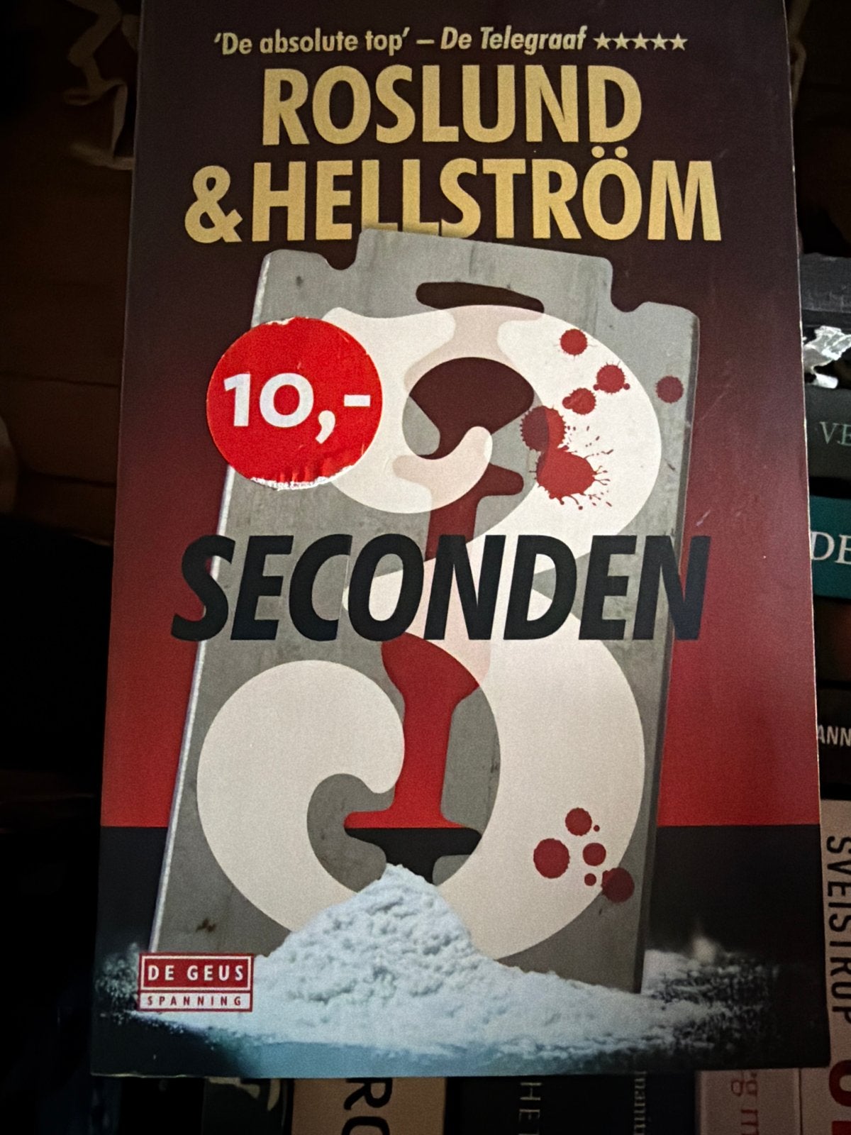 Z3.    Anders Roslund - Drie seconden, Boeken, Scandinavië, Ophalen of Verzenden, Zo goed als nieuw, Anders Roslund; Börge Hellström