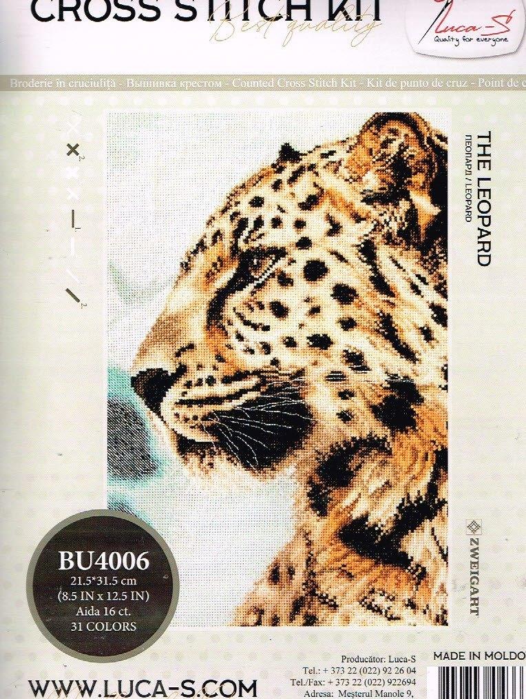 Cado luca borduurpakket LEOPARD  4006, Ophalen of Verzenden, Nieuw, Handborduren, Borduurpakket