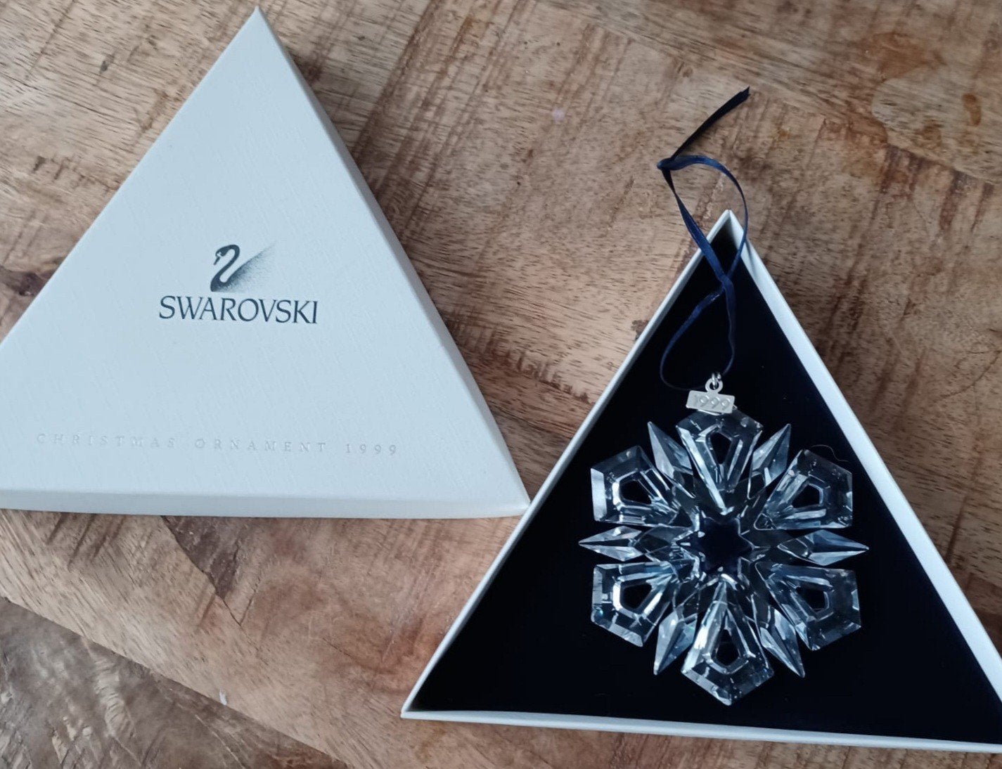 Swarovski kerstster 1999, Verzamelen, Ophalen of Verzenden, Zo goed als nieuw, Figuurtje