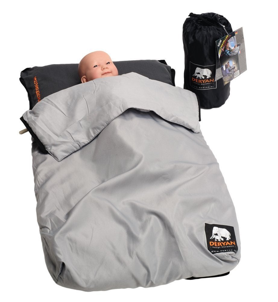 Deryan Air Traveller Reisbed Baby 2 in 1- bed/slaapzak,stoel, Ophalen of Verzenden, Gebruikt