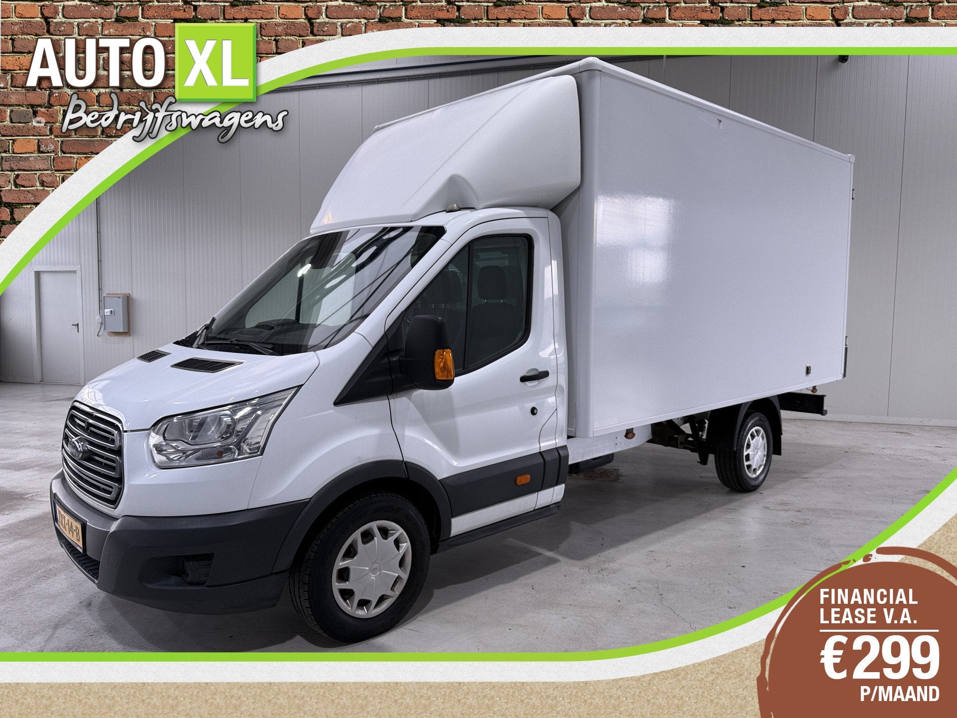 Ford Transit 350 2.0 170 PK Aut. TDCI L4 3-Pers Bakwagen* LE, Stof, Wit, Bedrijf, Diesel